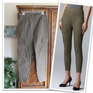 Simply Vera Wang Cargo Skimmer Pants - Olive Green, Size M